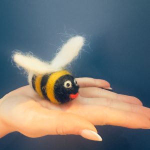 Needle Felted Happy Bee Kit– Create Your Own Needle Felted Bee